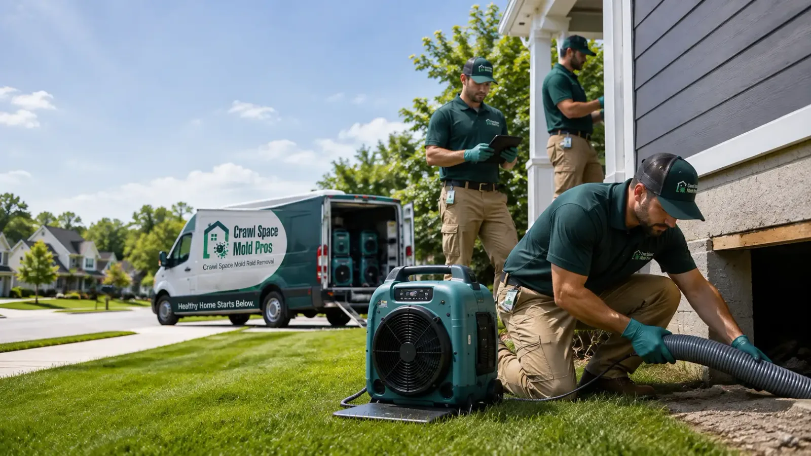 Crawl Space Mold Removal in Rutherford, NJ